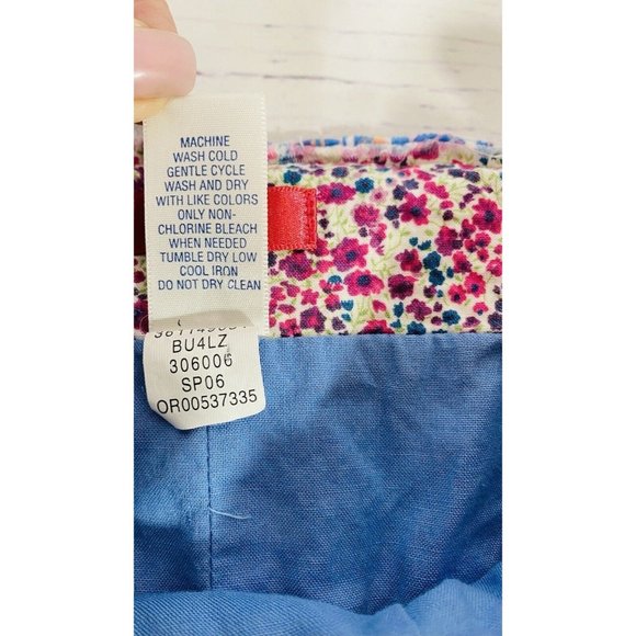 Old Navy Skirt Womans Sz 2 Stripes Side Zip A Line Multicolor Fully Lined Ribbon - Picture 6 of 9